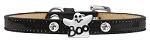 Ghost Charm Ice Cream Dog Collar- Black/Orange