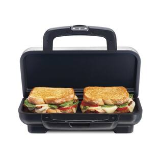 Proctor Silex 700 W Stainless Steel Deluxe Sandwich Maker 25415PS