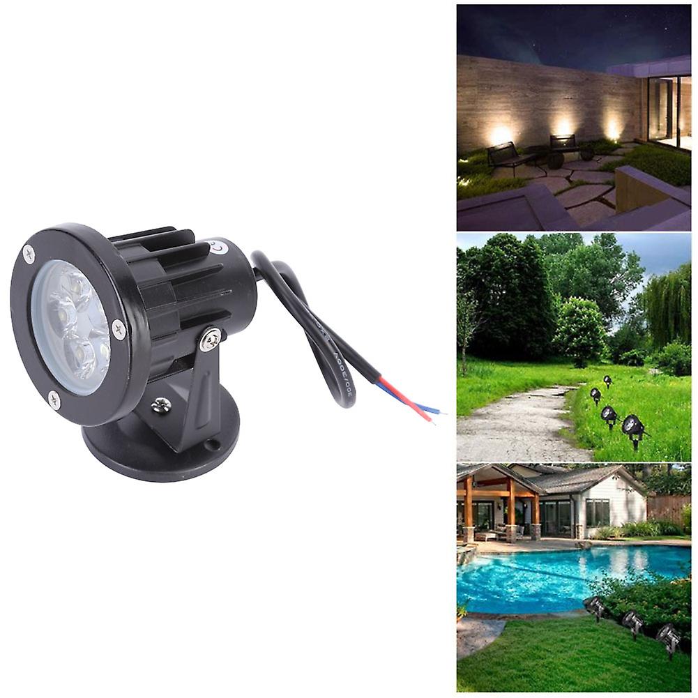 Aluminum 5W LED Lawn Lamp IP65 Waterproof Base Landscape Spot Light for Outdoor Garden Courtyard85-265V 5W Warm Light