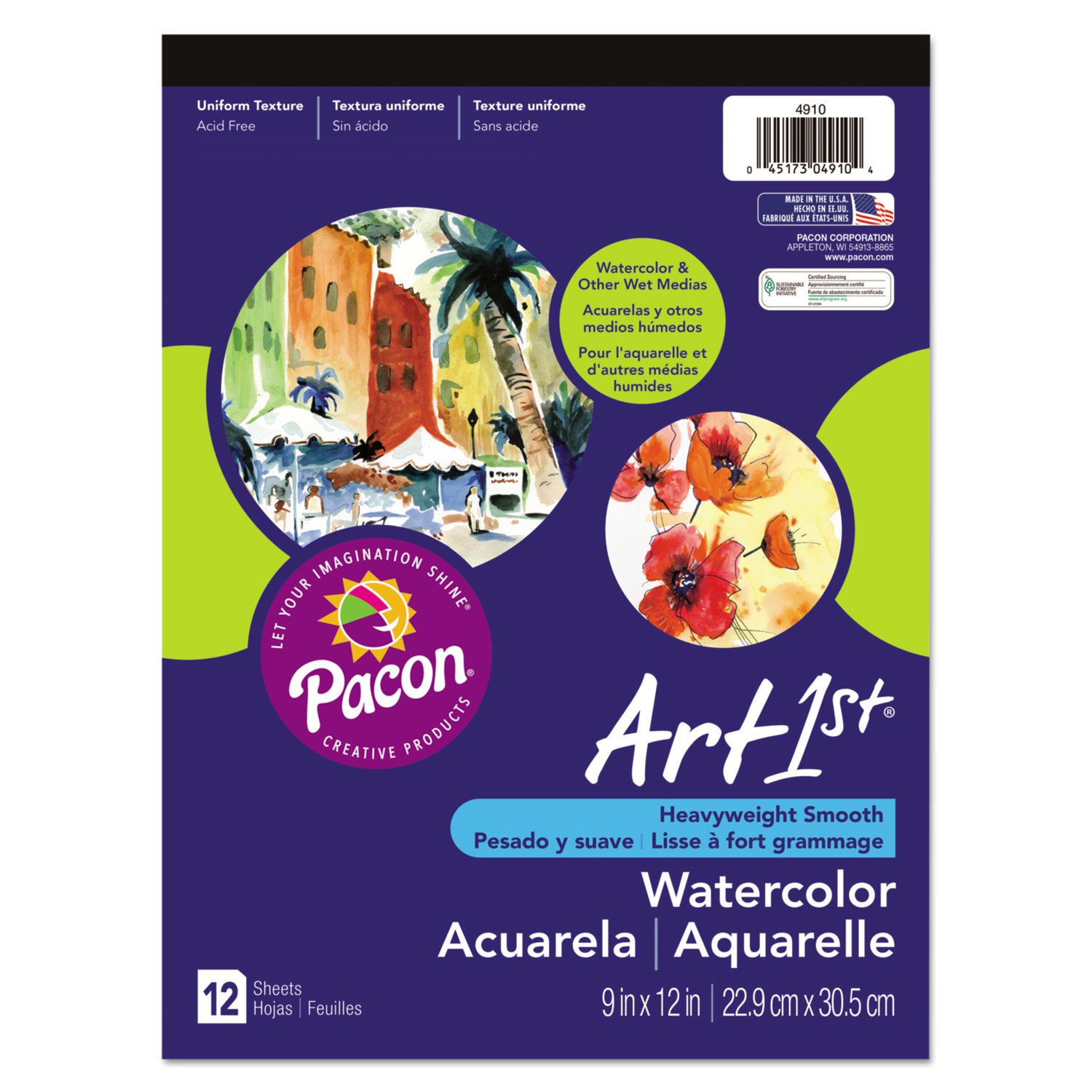 Artist Watercolor Paper Pad by Paconandreg; PAC4910