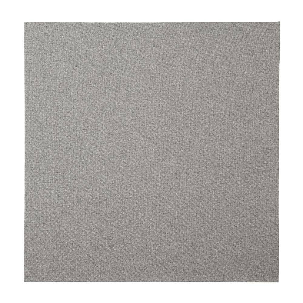 Knauf Insulation Performance+ Acoustic Panel Sound Absorbing Grey Fabric Square 24 in. x 24 in. 750552