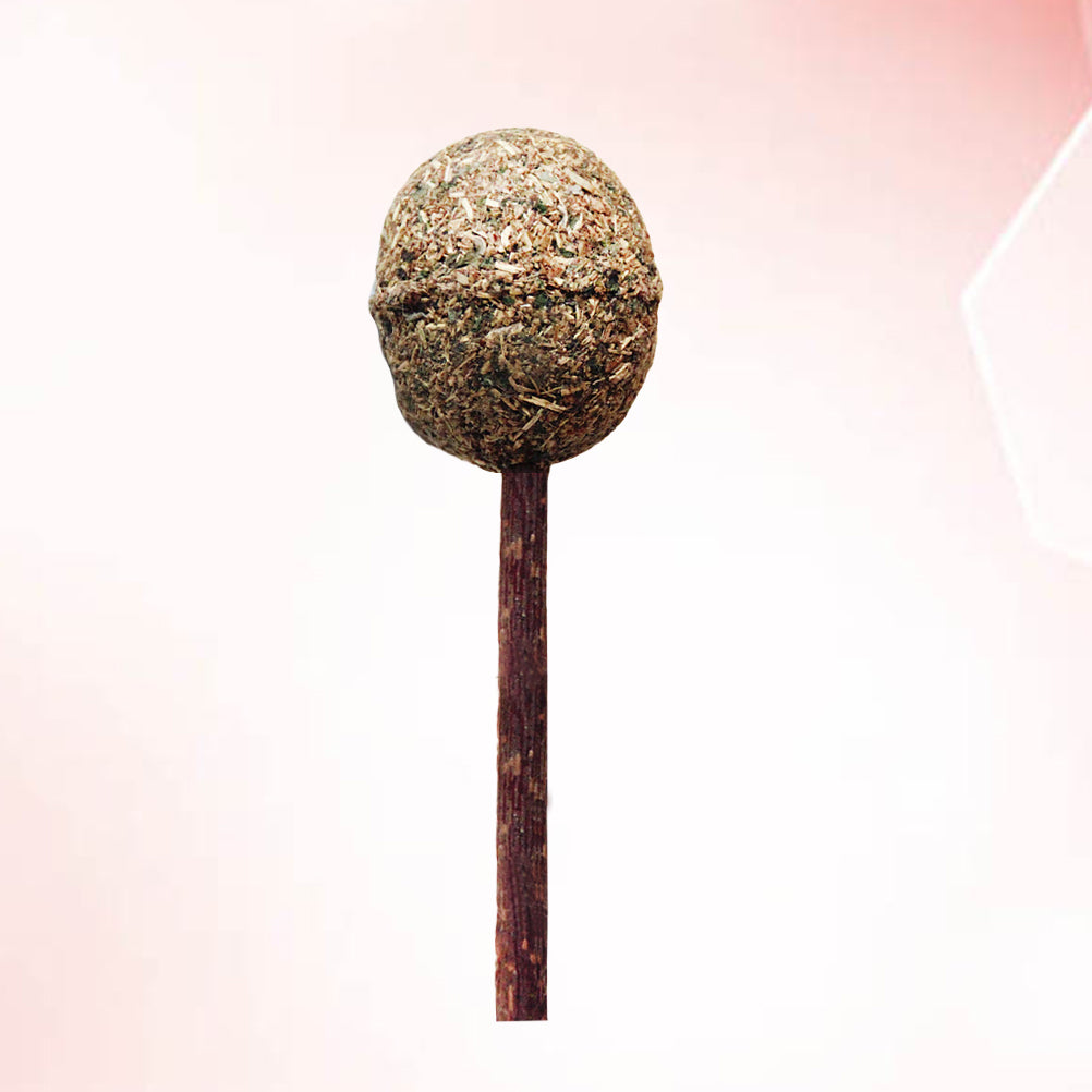 Catnip Lollipop Catnip Ball With Stick Cat Toy Kittens Cats Funny Cat Mint Ball Molar Teeth Wood Polygonum Baton