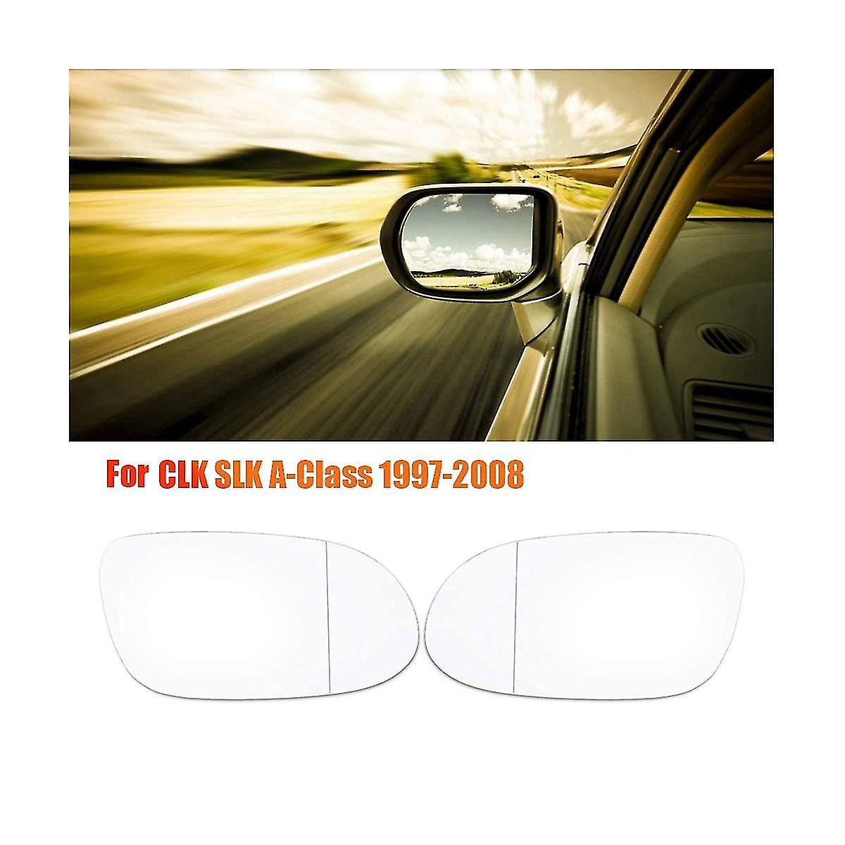 1pair Side Wing Rearview Mirror Heated Lens Glass 2088100121 2088100421 For - Clk A-class 1997-2008