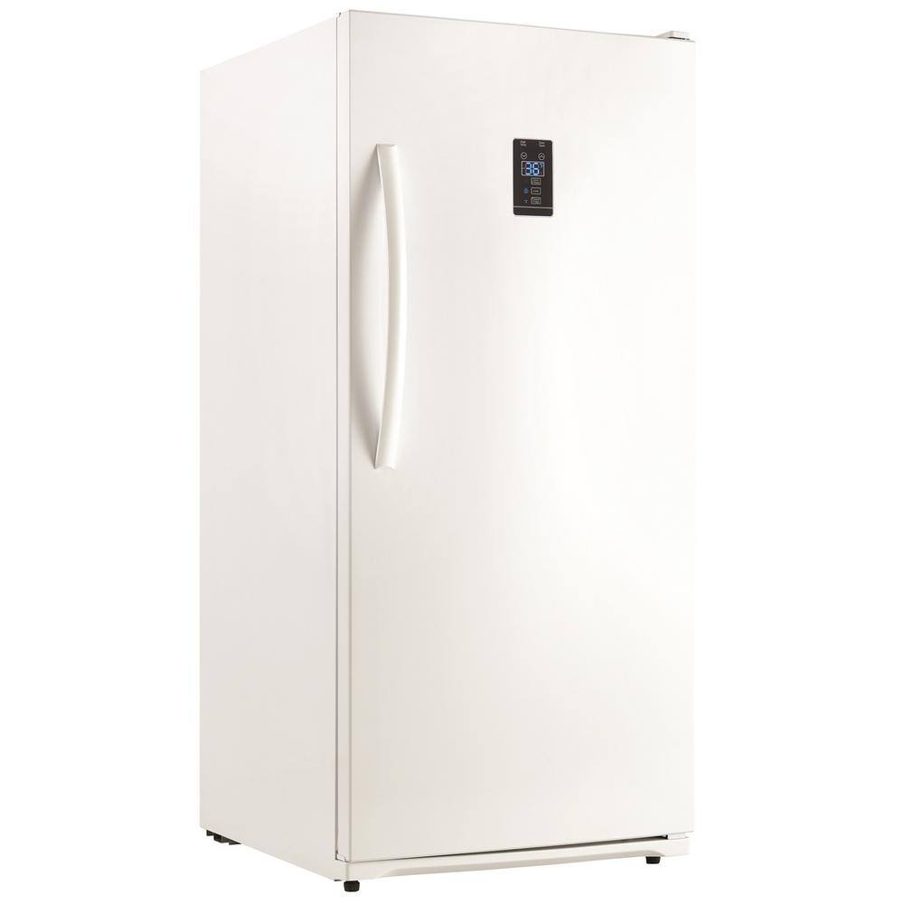 Danby Designer Garage ready 14.0 cu. ft. Frost Free Upright Freezer in White DUF140E1WDD