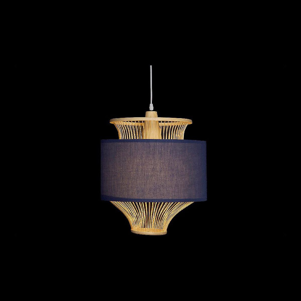 Ceiling light dkd home decor polyester bamboo (40 x 40 x 52 cm)