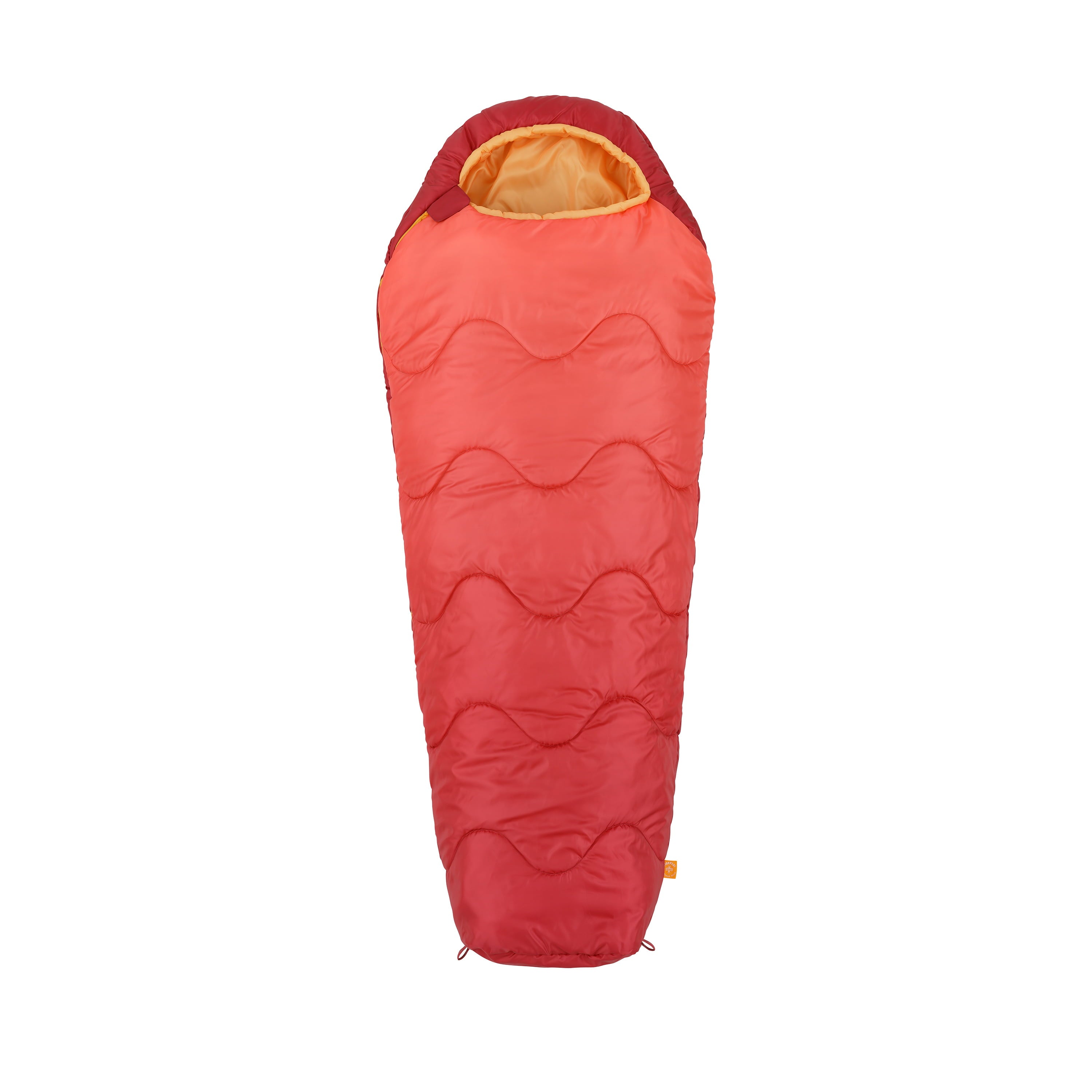 Firefly! Outdoor Gear Youth Mummy Sleeping Bag – Red/Orange (70 in. x 30 in.)