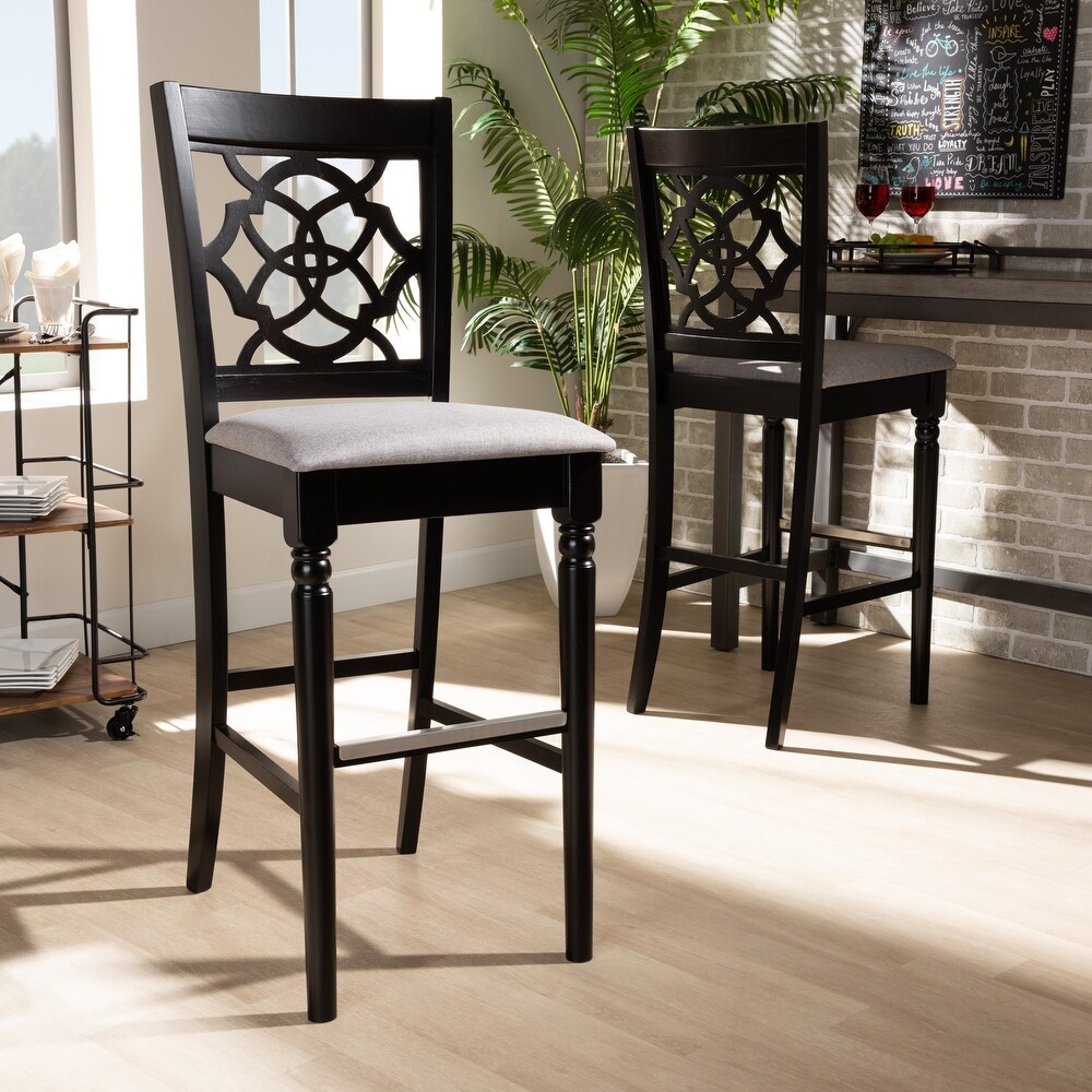 Alexandra Modern and Contemporary 2 Piece Bar Stool Set