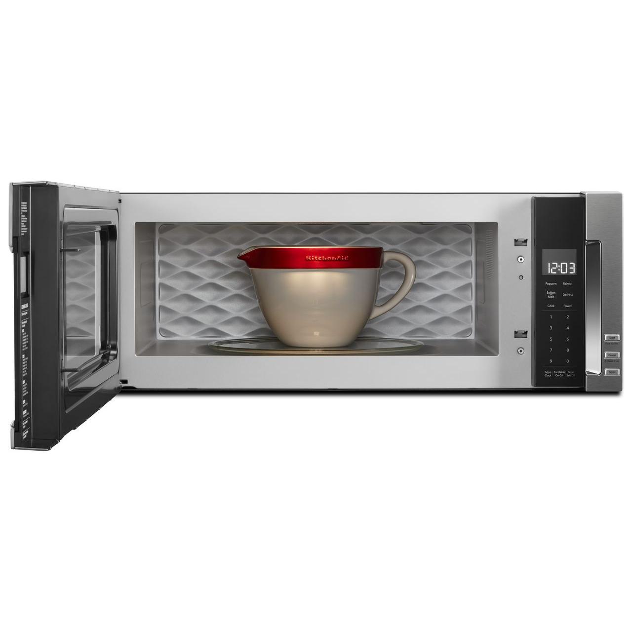 KitchenAid 30-inch, 1.1 cu.ft. Over-the-Range Microwave Oven with Whisper Quiet? Ventilation System YKMLS311HSS