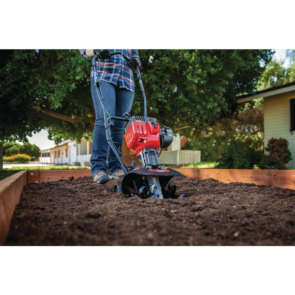 Troy-Bilt 9 in. 25cc 2-Cycle Gas Cultivator with SpringAssist Starting Technology TB225