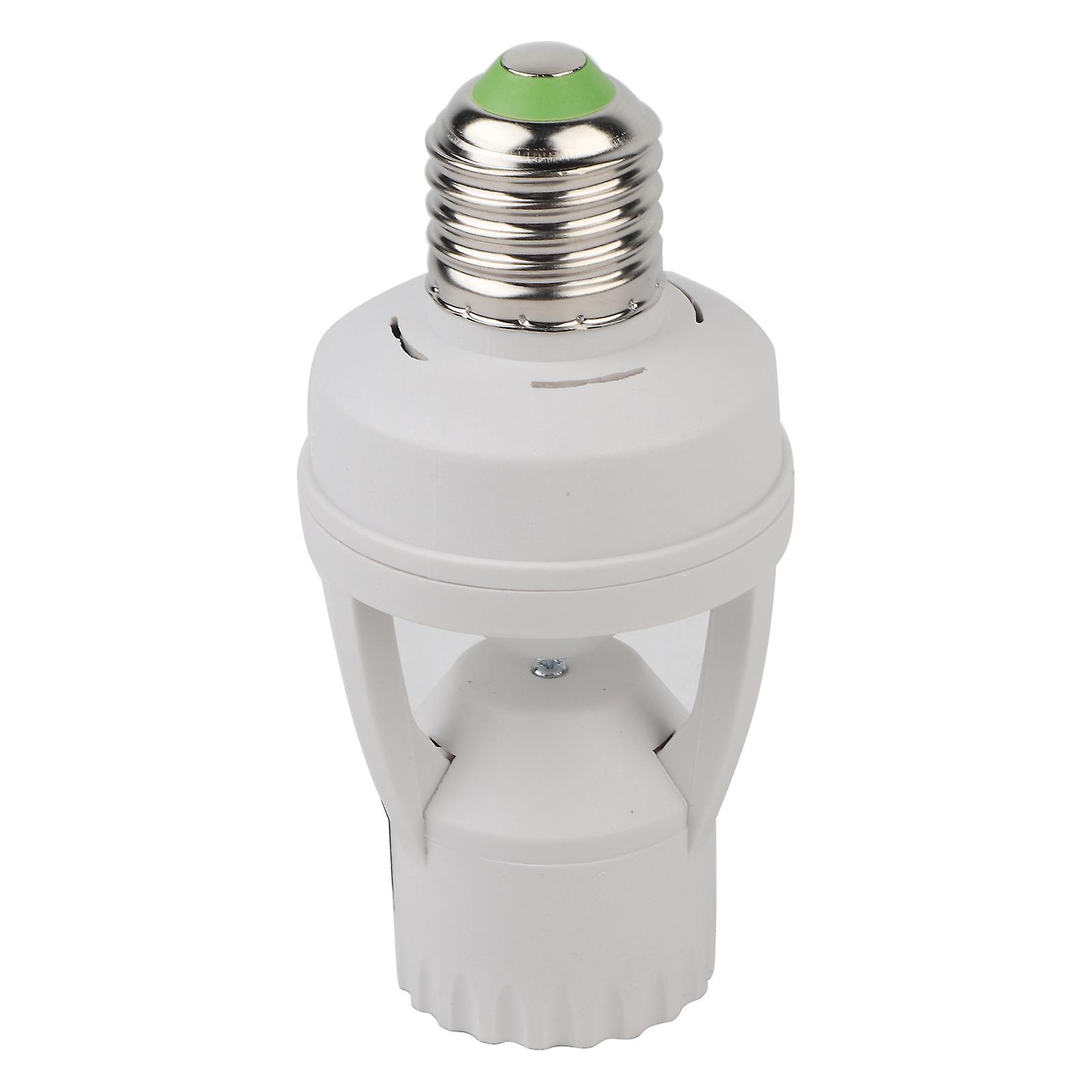 E27 Led Lamp Bulb Holder Light Switch Socket Adjustable Infrared Motion Sensor Ac110-240v