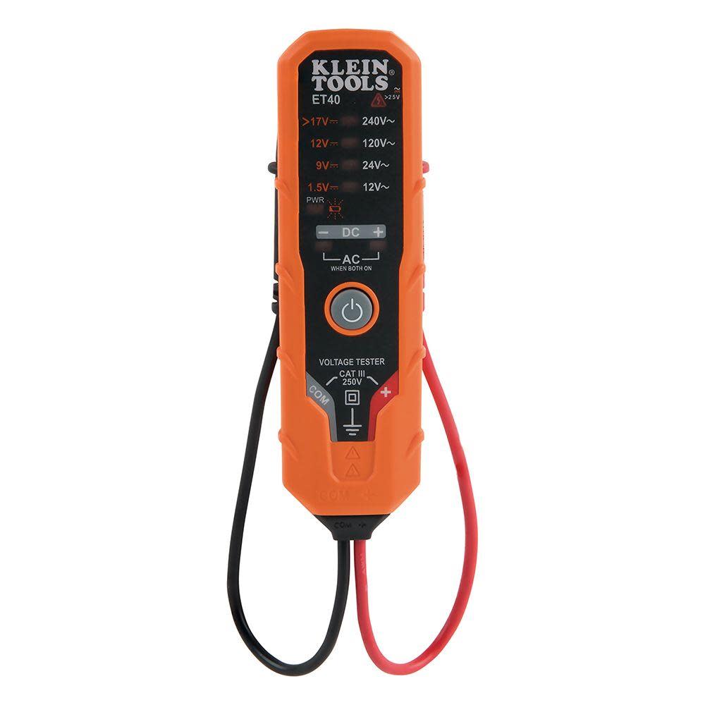 Klein Tools Electronic AC/DC Voltage Tester ET40 from Klein Tools