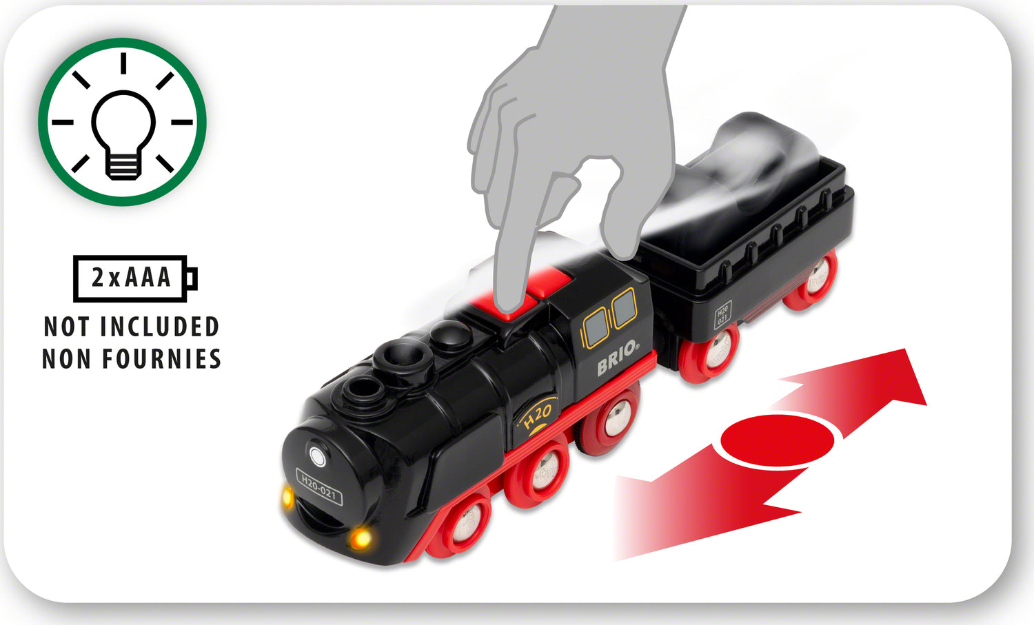 Brio Battery Steaming Train