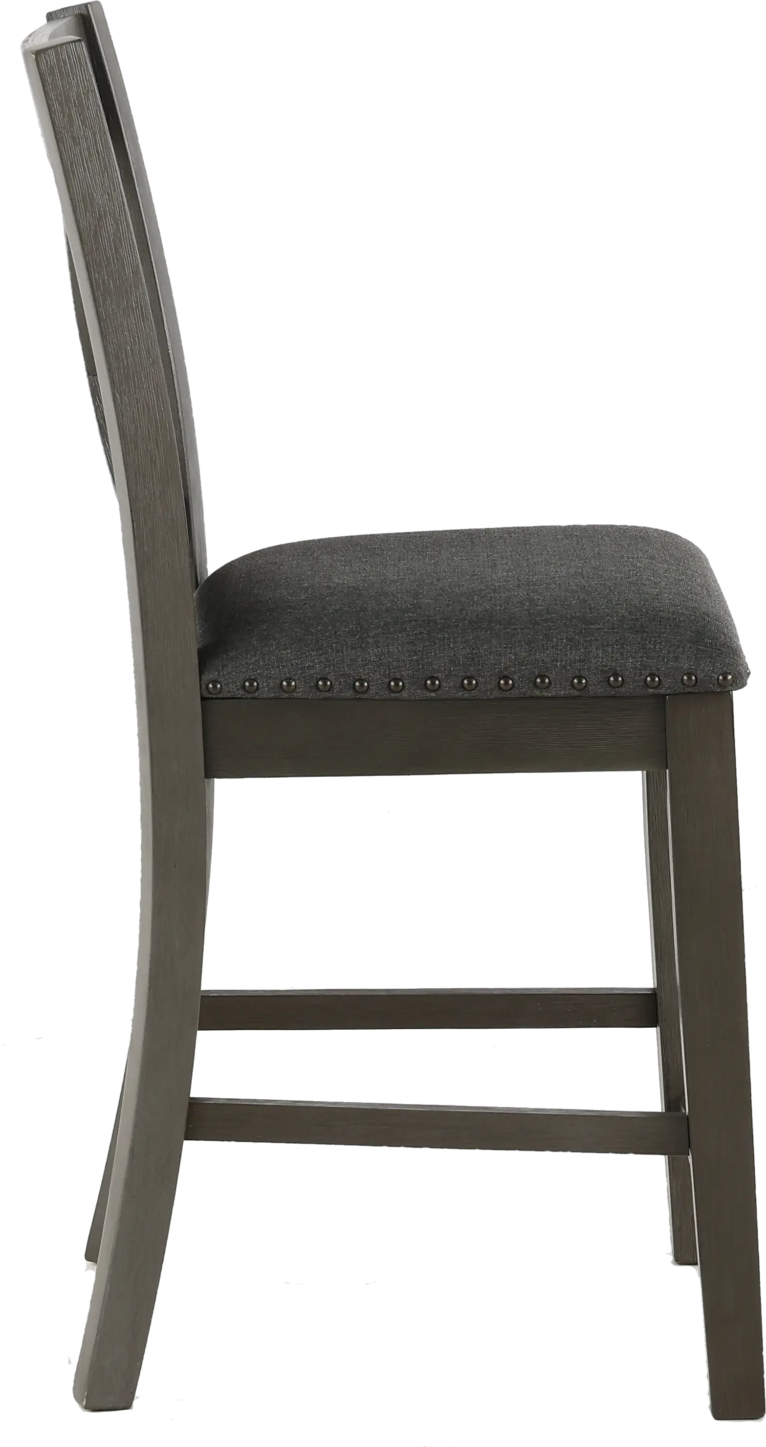 Carson Gray Upholstered Counter Height Stool