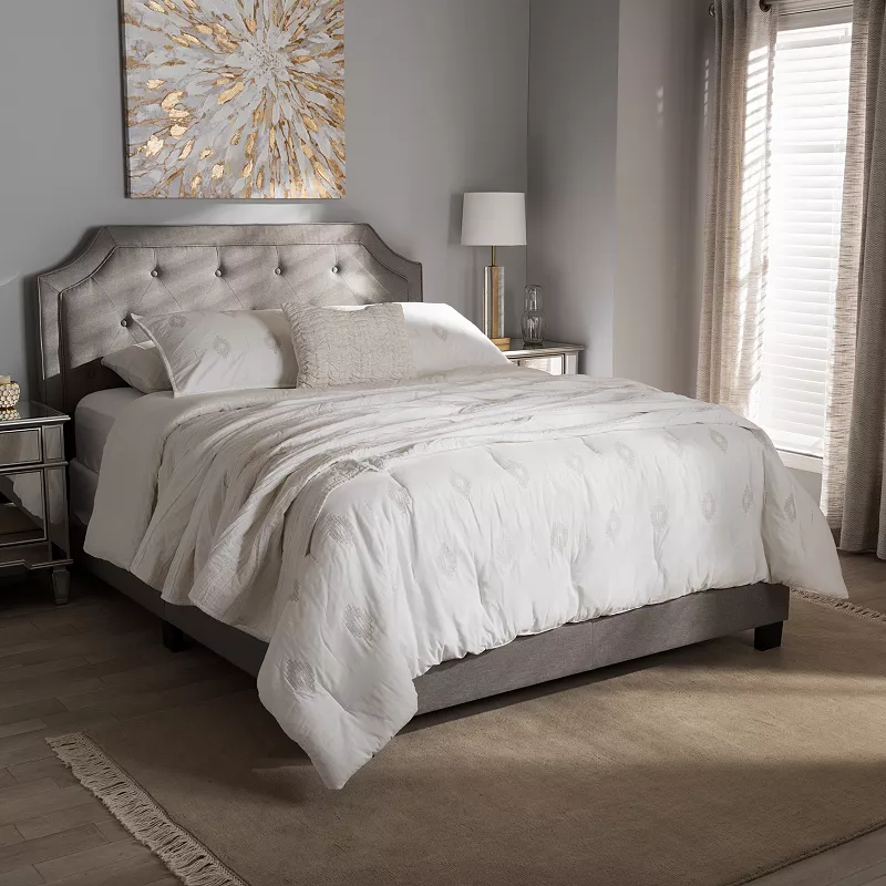 Baxton Studio Willis Tufted Bed