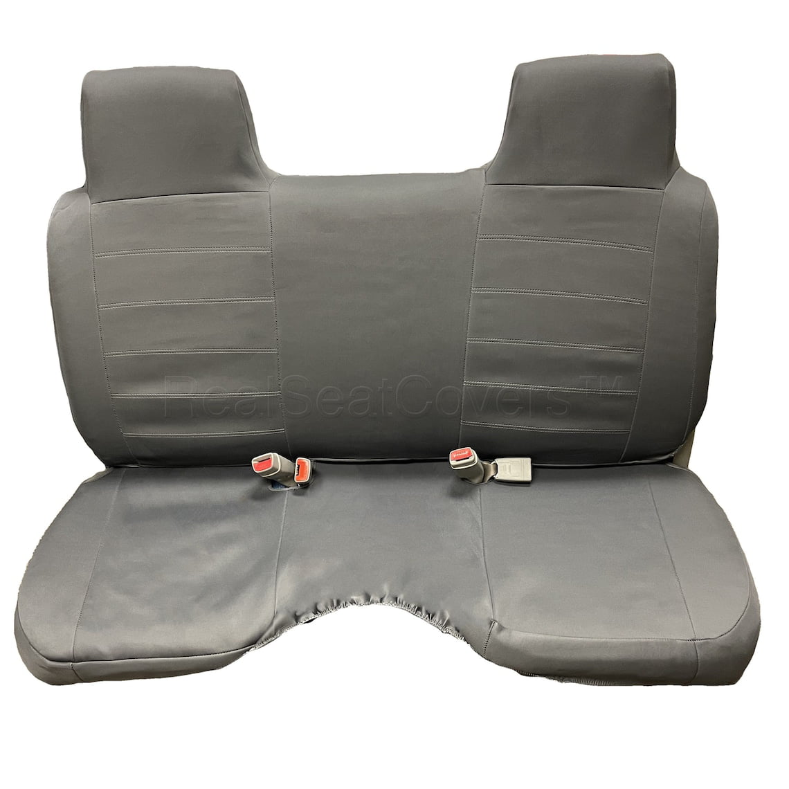 Premium Compact Pickup Bench Gray Seat Cover Scottsdale Fabric durable nylon polyester Small Notched Cushion