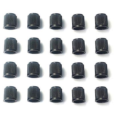 Born Pretty 20pcs/lot Bike Car Wheel Tyre Air Valve Stem Caps Black Plastic Dust Valve Caps Motorcycle Tyre Air Valve Caps Car Accessories