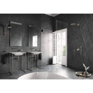 GROHE Sena 1-Spray Patterns with 1.75 GPM 0.5 in. Single Freestanding Handheld Shower Head in Brushed Nickel 26465EN0