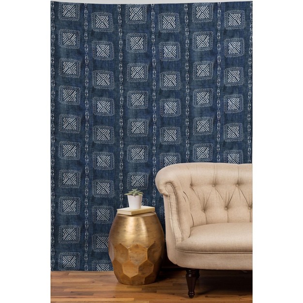 Schatzi Brown Mudcloth 3 Denim Tapestry Society6