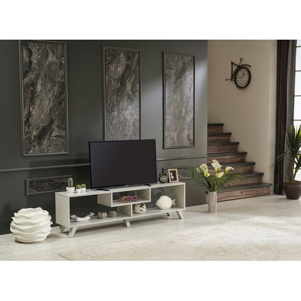 Pant Open Shelving Entertainment Centre TV Stand for TVs up to 80