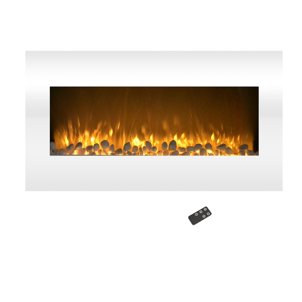 Northwest 36 Inch Wall Mounted Electric Fireplace   N/A