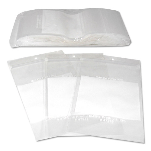 C-Line Write-On Poly Bags， 2 mil， 4