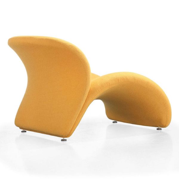 Rosebud Accent Chair in Yellow