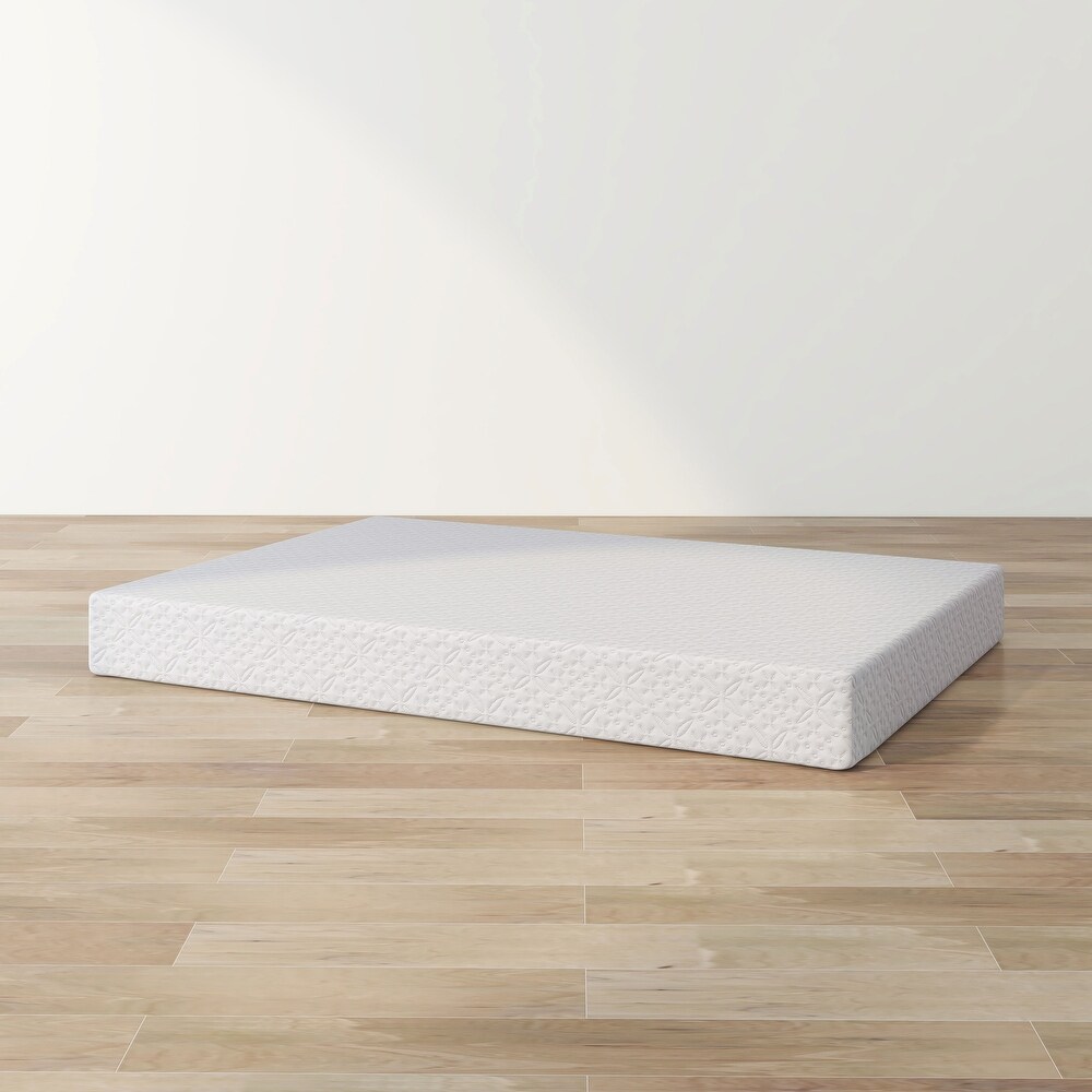 Caspia Contemporary White 8 inch Memory Foam Mattress by Furniture of America