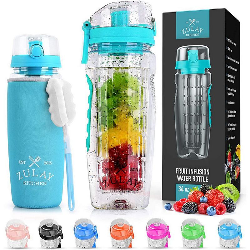 Portable Water Bottle with Fruit Infuser