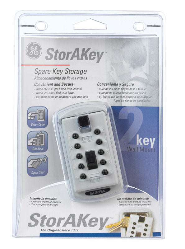 KEY SAFE BRASS WHT 3.88