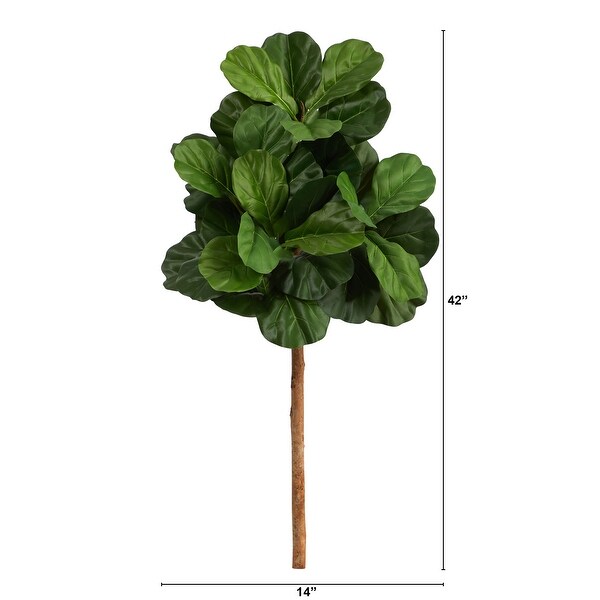 3.5' Fiddle Leaf Artificial Tree (No Pot)