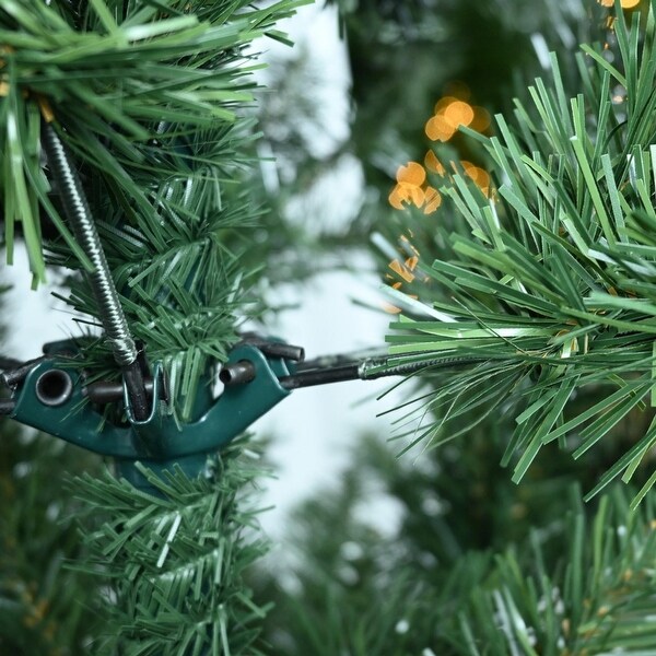 PVC Round Tip Green Christmas Tree (with Lights)