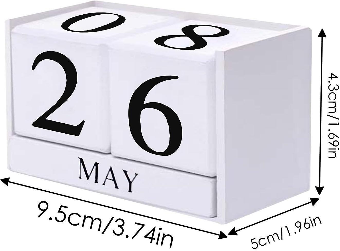 Wooden Countdown， Wedding Countdown Block， Wooden Desk Pieces， Perpetual Calendar， Desk Ornament For Windowsills， Coffee Tables-b