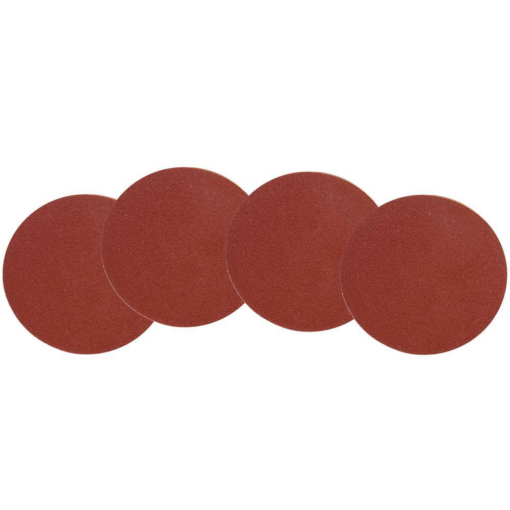 WEN 12 in. 120-Grit Adhesive-Backed Disc Sandpaper (4-Pack) 12SD120