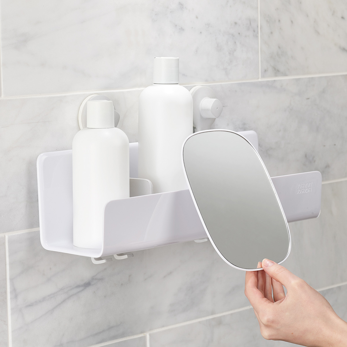 Joseph Joseph Large Shower Shelf with Removable Mirror