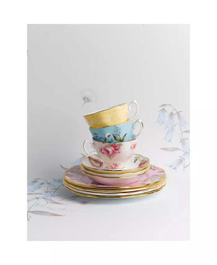 Royal Albert 100 Years 1950-1990 5-Piece Teacup and Saucer Set