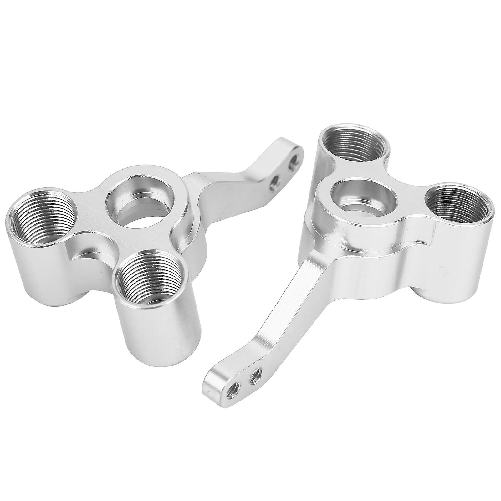 2pcs Aluminum Alloy Rear Axle Seat 122012(02166) Fit For Hsp 1/10 Rc Car 94122 94188silver