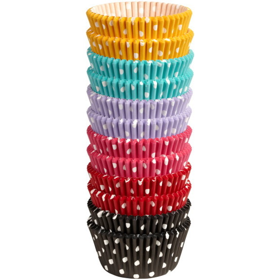 Wilton 415 2286 Assorted Polka Dot Cupcake Liners ...