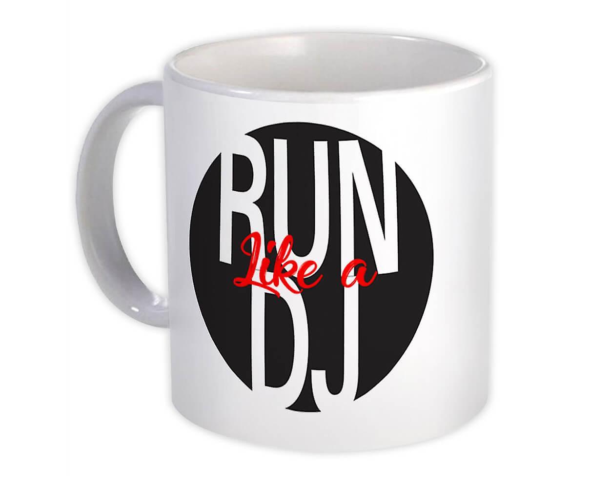 Gift Mug: Run Like a DJ Music