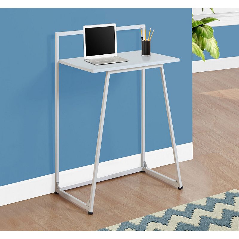 34 White Contemporary Rectangular Computer Desk