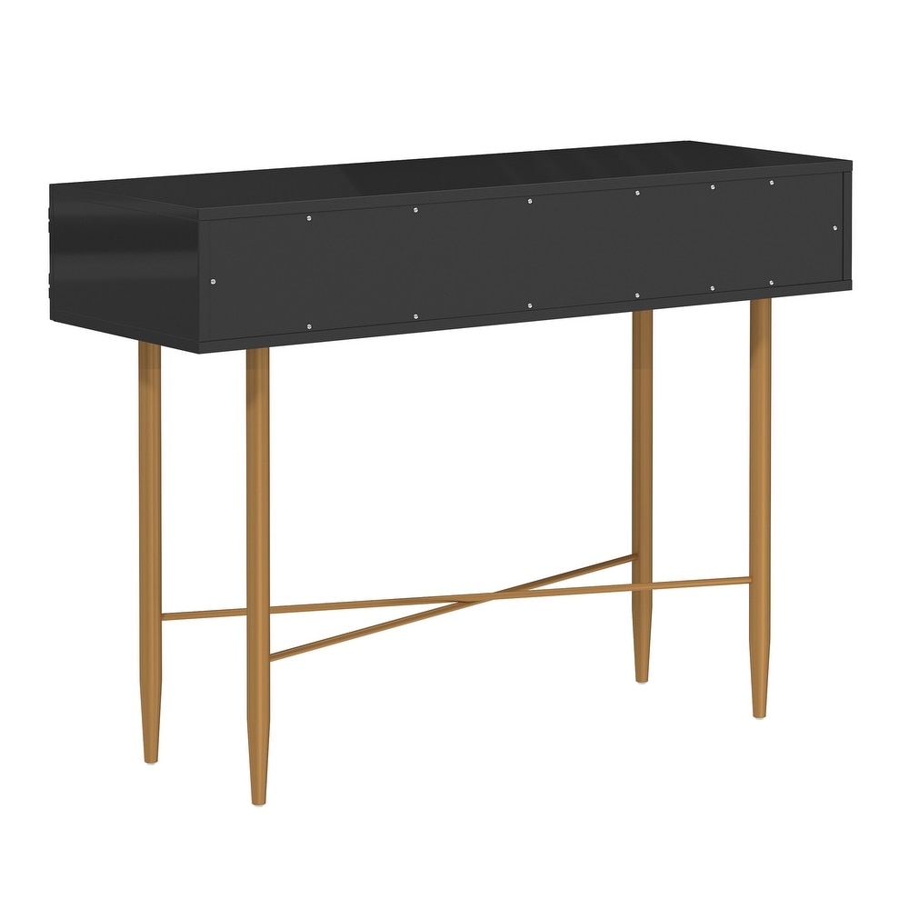 Clihome Accent 2 Drawer Console Table Entryway Table