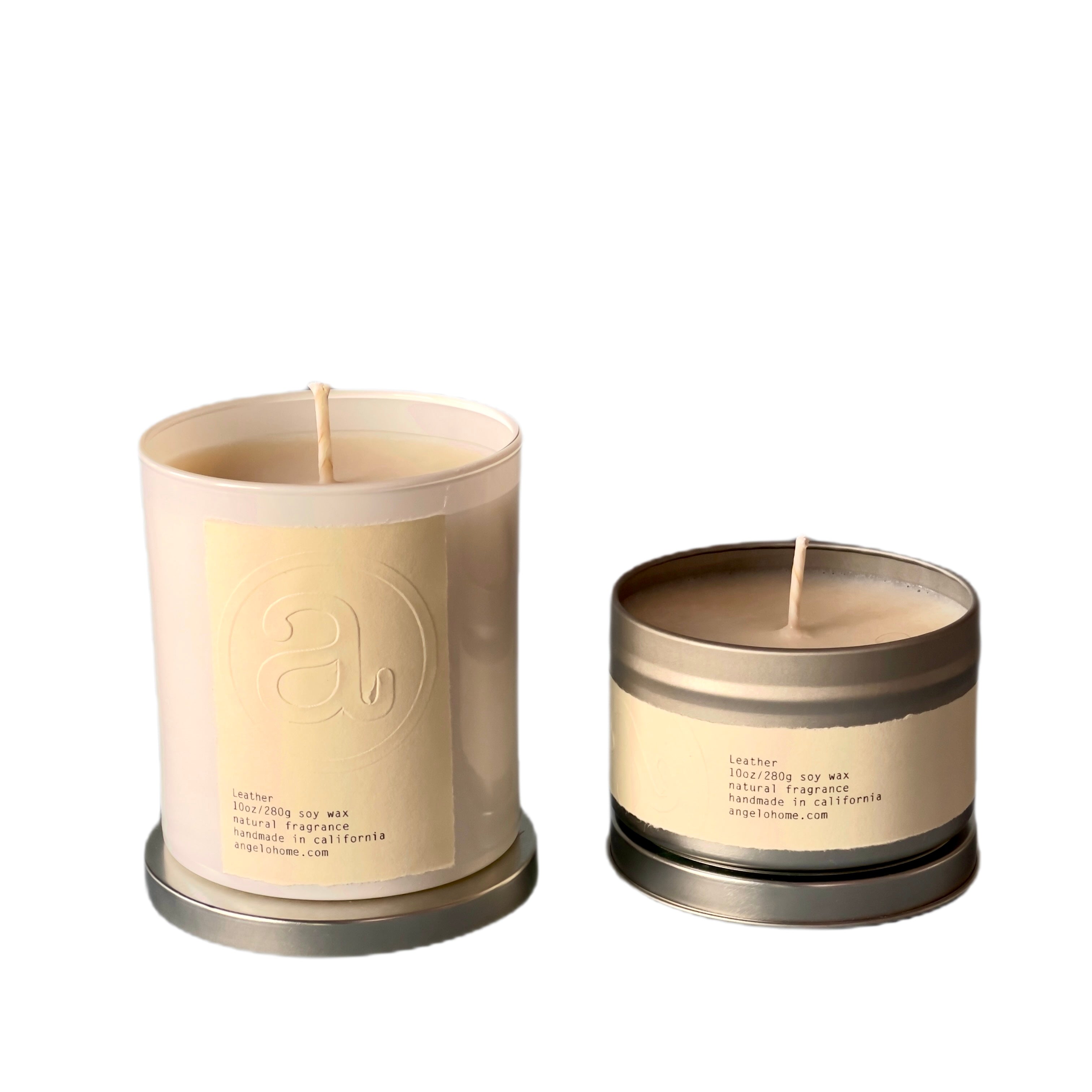 angelo:HOME Leather Scented Candle