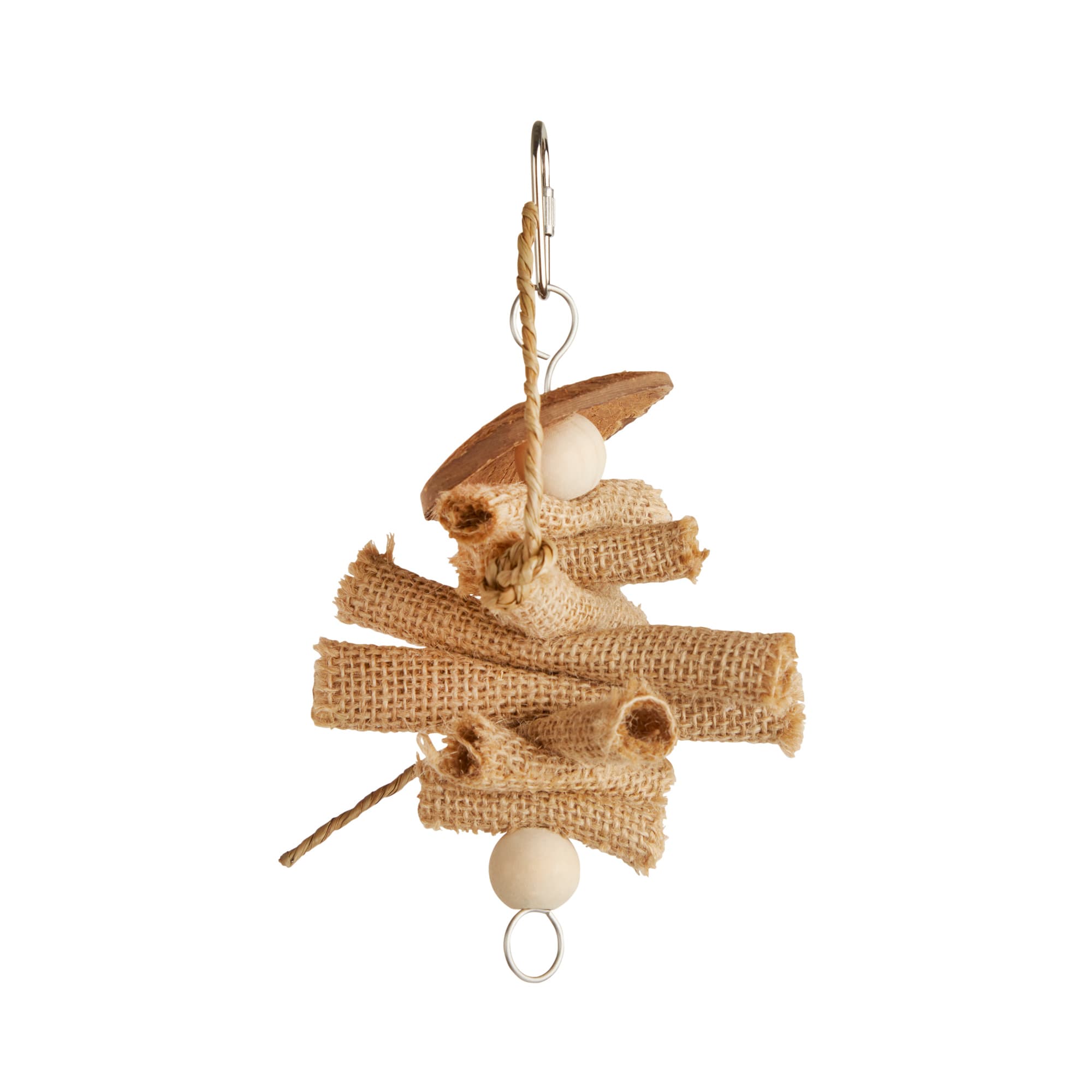 You  Me Rustic Rolls Chewing Bird Toy， Small