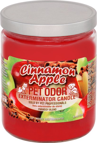 Pet Odor Exterminator Cinnamon Apple Deodorizing Candle