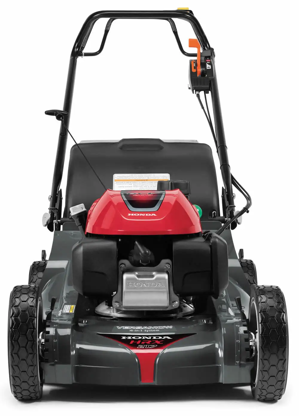 Honda 21 In. Nexite Deck Self Propelled 4-in-1 Versamow Hydrostatic Lawn Mower with GCV200 Engine Auto Choke and Roto-stop HRX217HYA from Honda