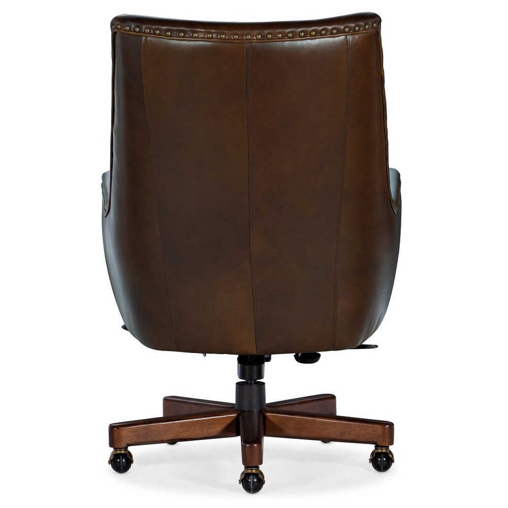 Kannto Leather Office Chair  Brown