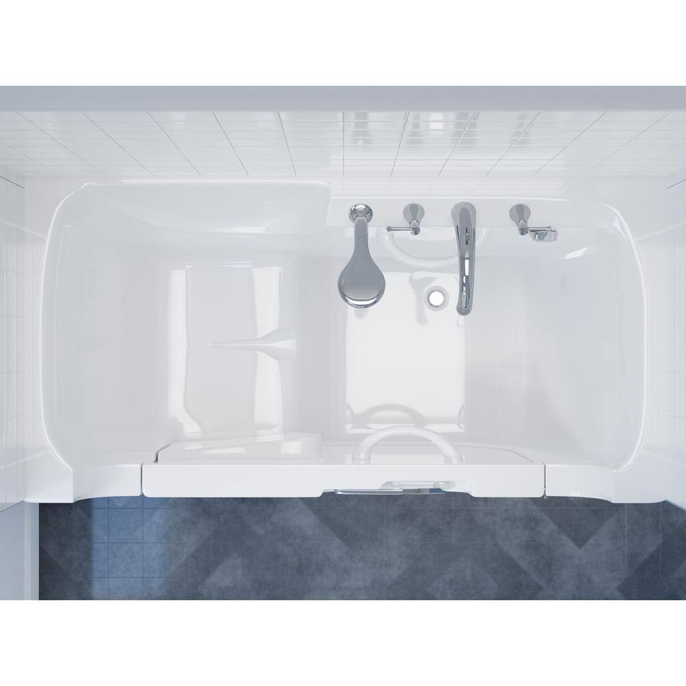 Universal Tubs HD Series 30 in. x 60 in. RD Walk-In Soaking Bathtub in White HD3060WCARWS