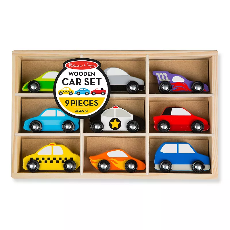 Melissa and Doug Wooden Cars Set