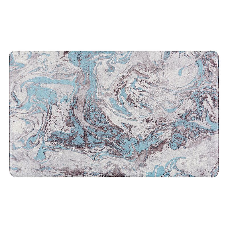 World Rug Gallery Contemporary Marble Anti-Fatigue Mat