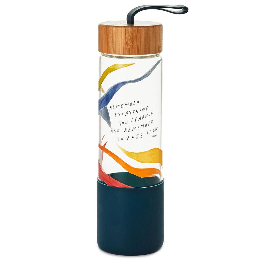 Hallmark  Morgan Harper Nichols Remember Everything Glass Water Bottle, 22 oz.