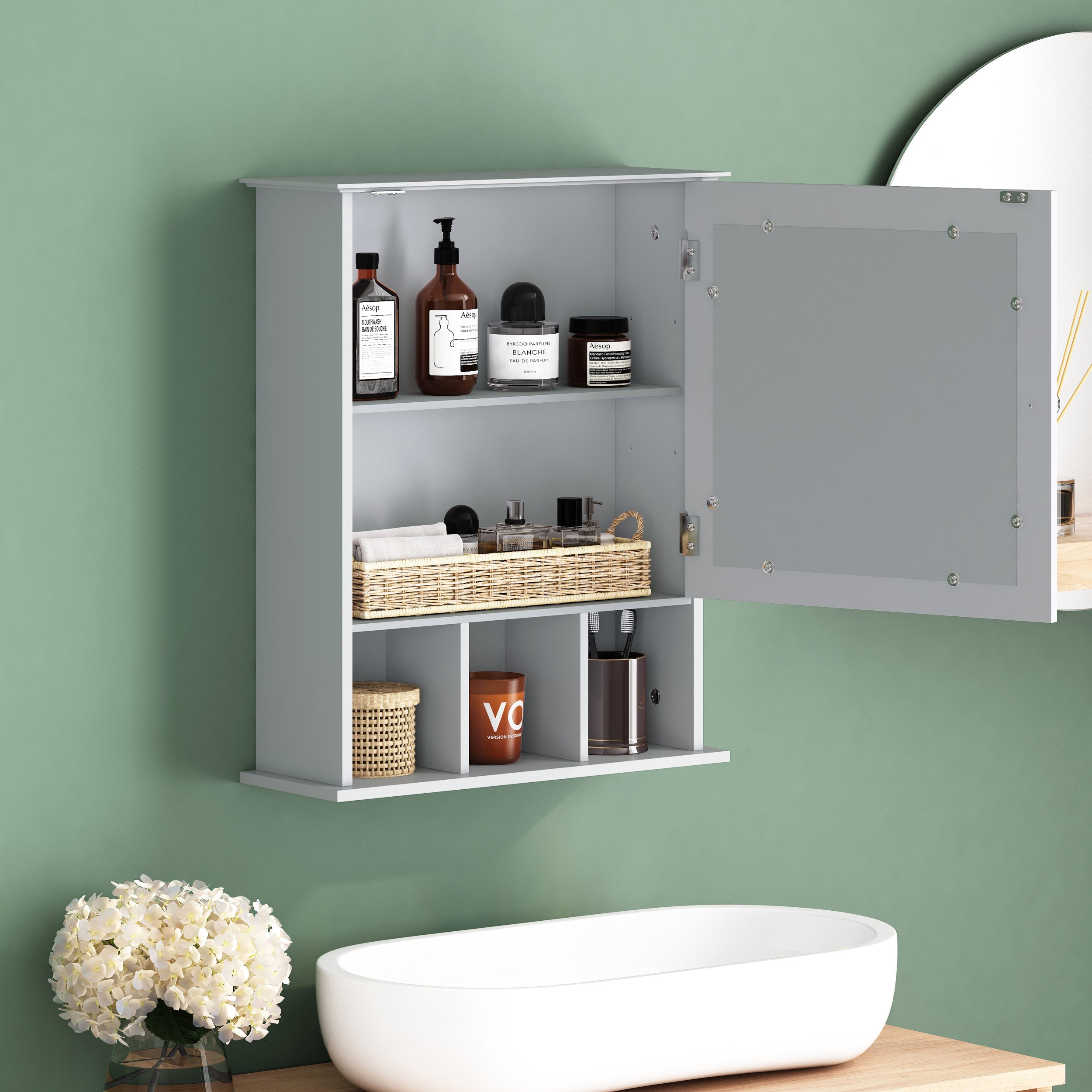 Bavier Modern Medicine Cabinet with Mirror